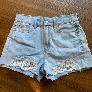 American Eagle High-Waisted Jean Shorts